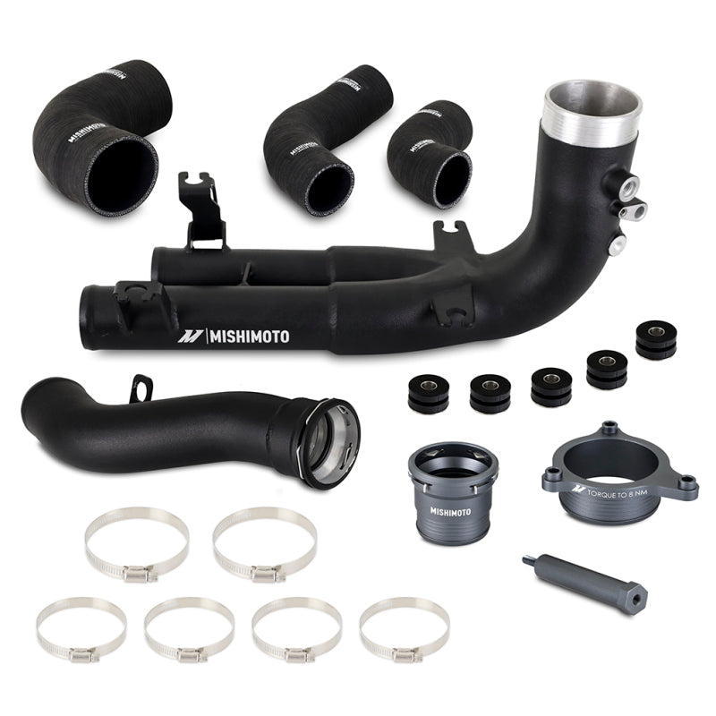 Mishimoto 2021+ BMW G8X M3/M4 Hot Side Intercooler Charge Pipe Kit Mishimoto Intercooler Pipe Kits AXOPROS