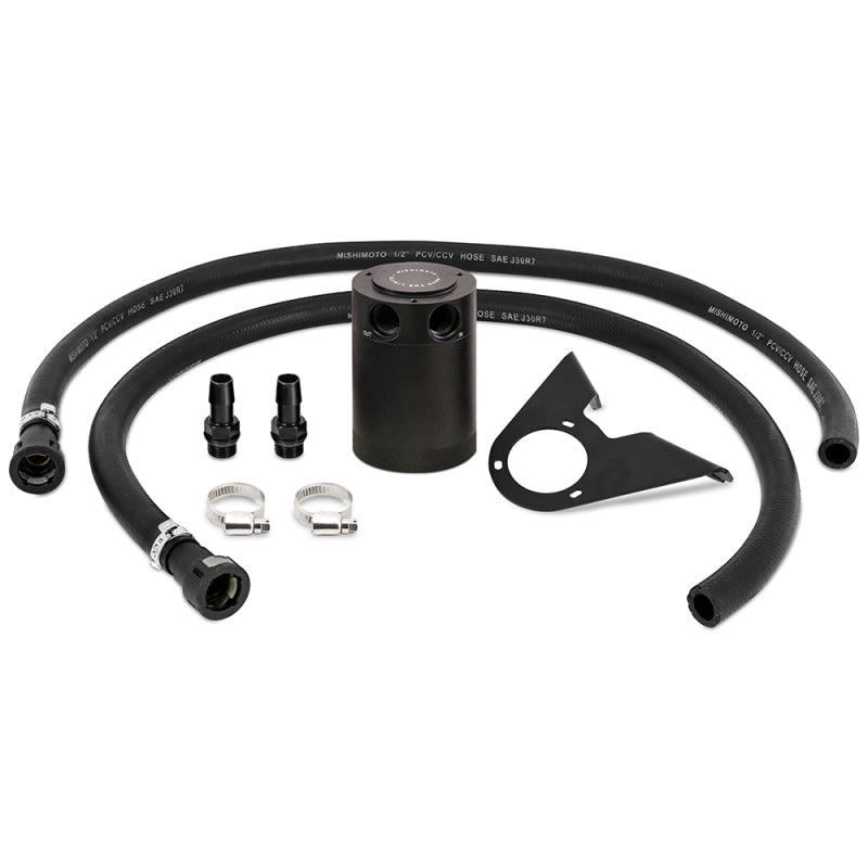 Mishimoto 2021+ Ford Bronco 2.3L Baffled Oil Catch Can - PCV Side - Black Mishimoto Oil Catch Cans AXOPROS
