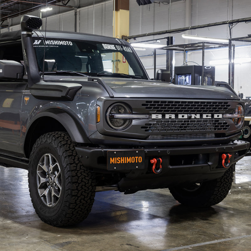 Mishimoto 2021+ Ford Bronco Modular Bumper License Plate Relocation Mishimoto License Plate Relocation AXOPROS