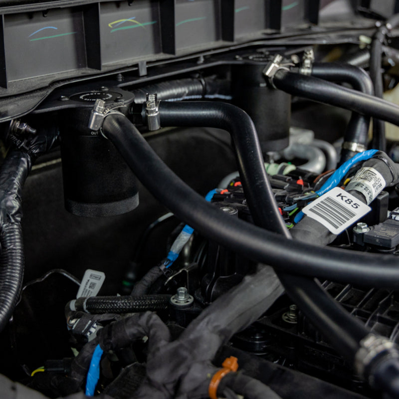 Mishimoto 2023+ Ford Bronco 2.7L Baffled Oil Catch Can System Mishimoto Oil Catch Cans AXOPROS