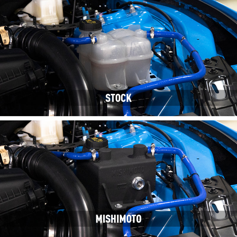 Mishimoto 2024+ Ford Mustang V8/2.3L EcoBoost Expansion Tank - Black Mishimoto Coolant Reservoirs AXOPROS