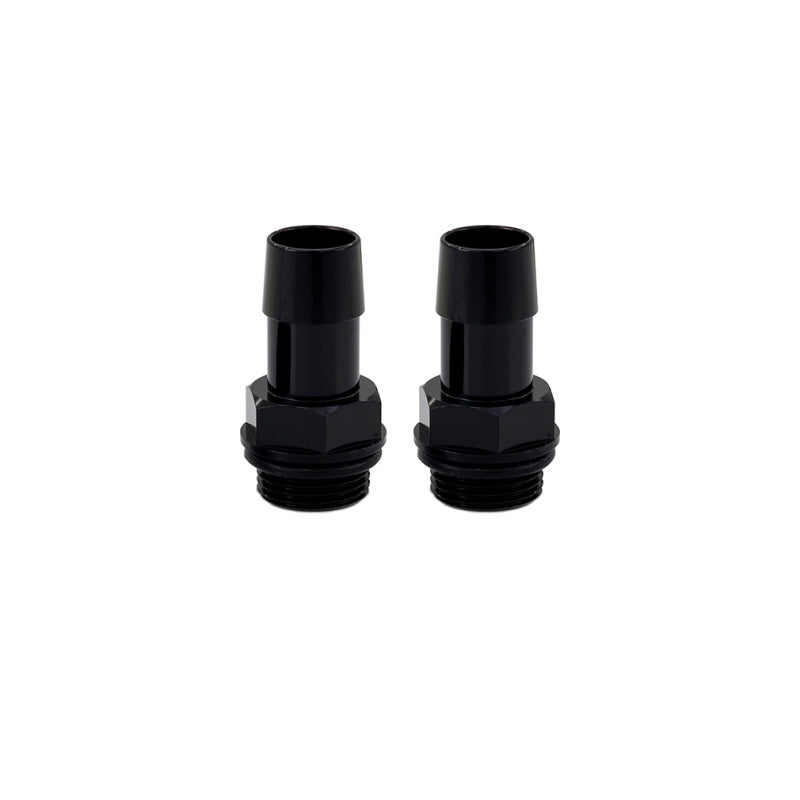 Mishimoto 2pcs. M20x1.5 5/8in Aluminum Catch Can Fittings - Black Mishimoto Fittings AXOPROS