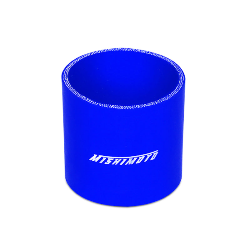 Mishimoto 3.0 Inch Blue Straight Coupler Mishimoto Silicone Couplers & Hoses AXOPROS