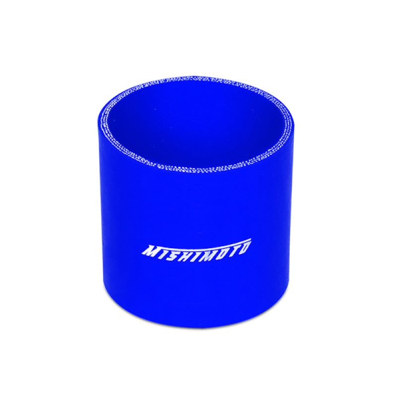 Mishimoto 3.0 Inch Blue Straight Coupler Mishimoto Silicone Couplers & Hoses AXOPROS