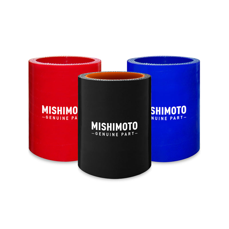 Mishimoto 3.5 Inch Straight Coupler - Black Mishimoto Silicone Couplers & Hoses AXOPROS
