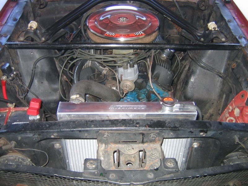 Mishimoto 64-66 Ford Mustang w/ 289 V8 Manual Aluminum Radiator Mishimoto Radiators  AXOPROS
