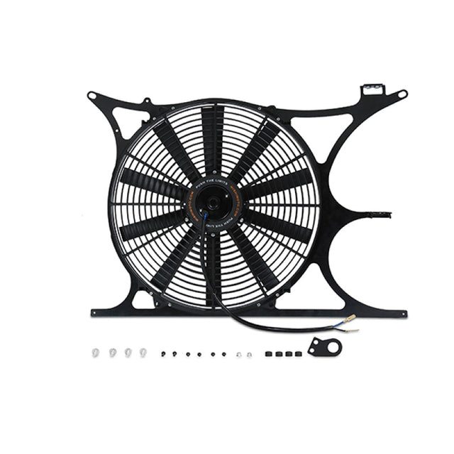 Mishimoto 92-99 BMW E36 Performance Alum. Fan Shroud Kit w/Elec. Fan Controller (NPT & Probe Incl.) Mishimoto Fans & Shrouds  AXOPROS