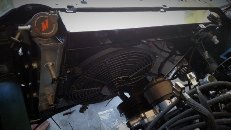 Mishimoto 94-96 Ford Mustang Aluminum Fan Shroud Kit (Does not fit with ABS Equipped Vehicle) Mishimoto Fans & Shrouds  AXOPROS