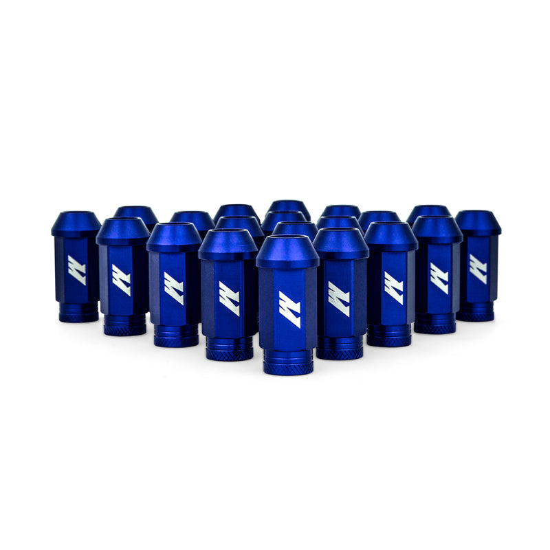 Mishimoto Aluminum Locking Lug Nuts M12x1.25 20pc Set Blue Mishimoto Lug Nuts  AXOPROS