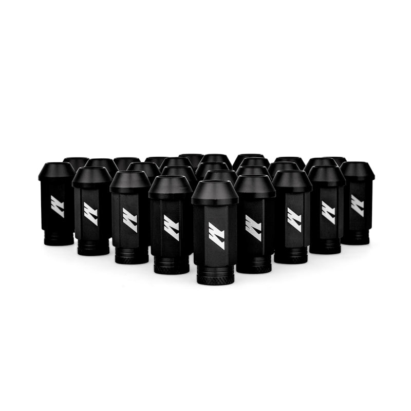 Mishimoto Aluminum Locking Lug Nuts M12x1.5 27pc Set Black Mishimoto Lug Nuts  AXOPROS