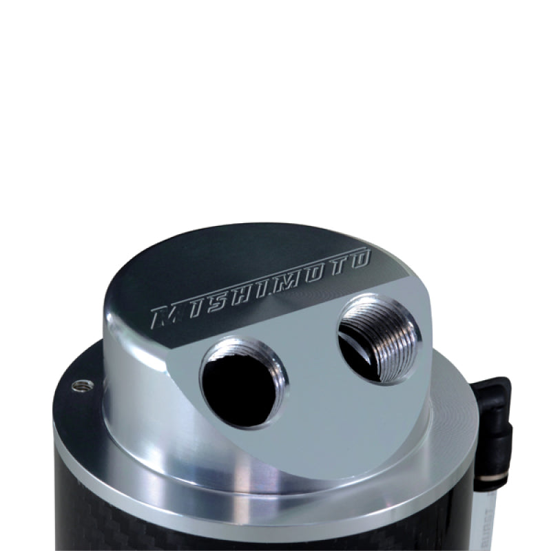 Mishimoto Carbon Fiber Oil Catch Can 10mm Fittings Mishimoto Fittings AXOPROS