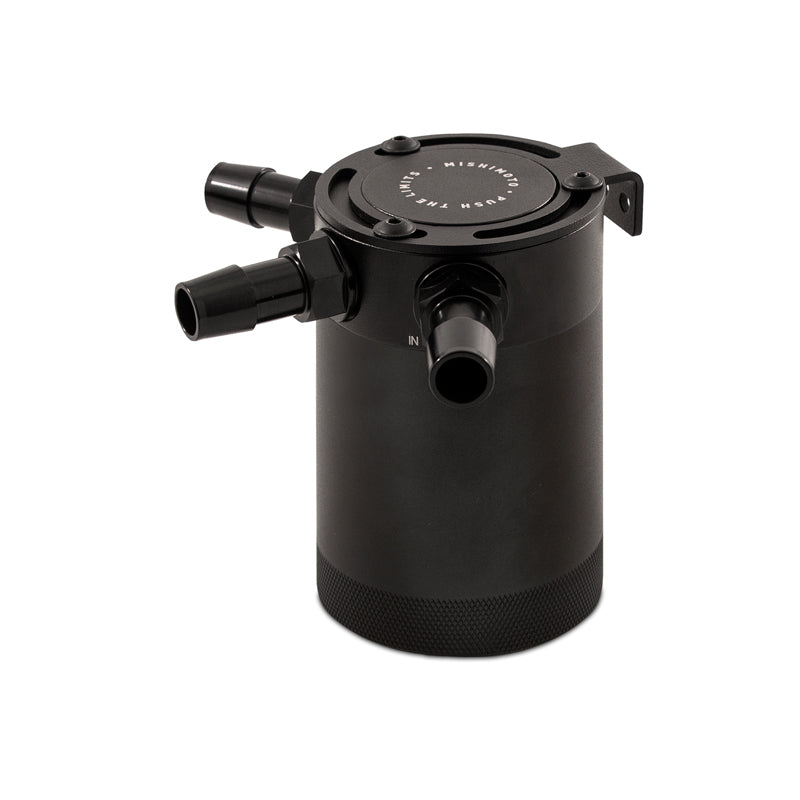 Mishimoto Compact Baffled Oil Catch Can - 3-Port Mishimoto Oil Catch Cans AXOPROS