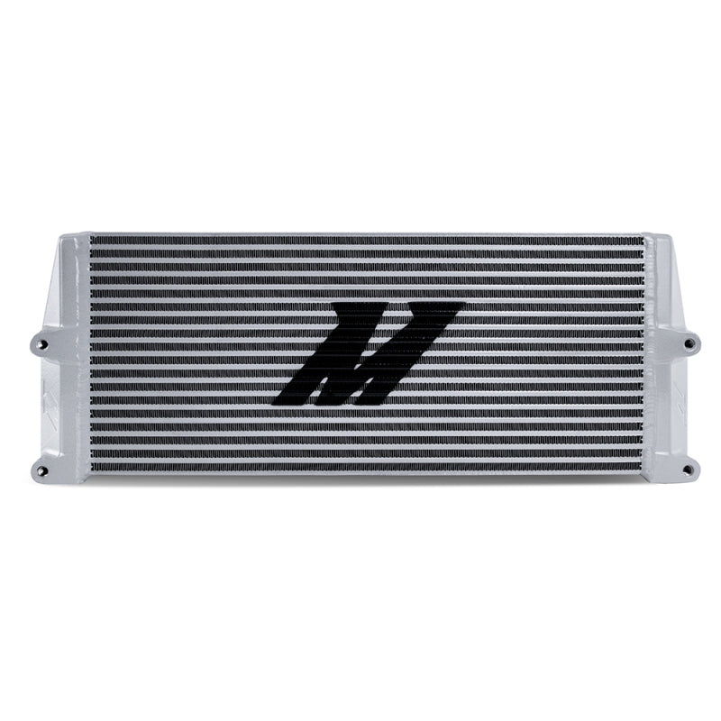 Mishimoto Heavy-Duty Oil Cooler - 17in. Same-Side Outlets - Silver Mishimoto Oil Coolers AXOPROS