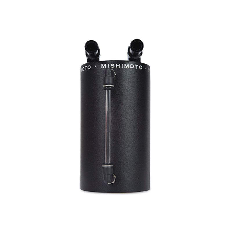 Mishimoto Large Aluminum Oil Catch Can - Wrinkle Black Mishimoto Oil Catch Cans AXOPROS