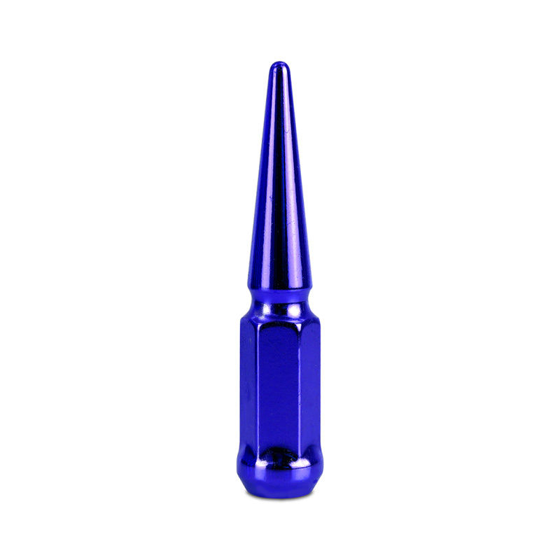 Mishimoto Mishimoto Steel Spiked Lug Nuts M14 x 1.5 32pc Set Blue Mishimoto Lug Nuts AXOPROS