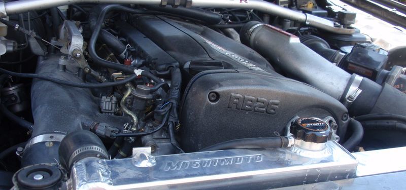 Mishimoto R33/R34 Nissan Skyline (NON R34 GTR) Manual Aluminum Radiator Mishimoto Radiators  AXOPROS