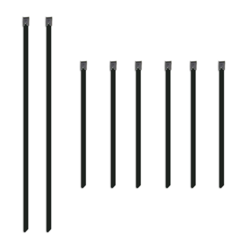 Mishimoto Set of Six 6in & Two 14in Stainless Steel Locking Ties Mishimoto Exhaust Wrap AXOPROS