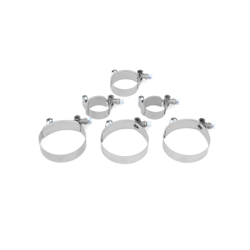 Mishimoto Subaru 02-07 WRX/04-07 STi Top-Mount Intercooler Kit - Powder Coated Silver & Red Hoses Mishimoto Intercoolers  AXOPROS