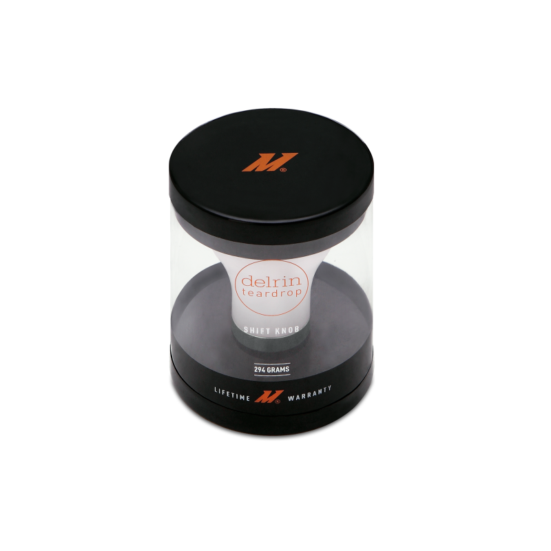 Mishimoto Teardrop Shift Knob - White Mishimoto Shift Knobs AXOPROS