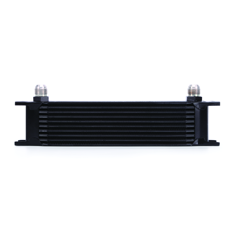 Mishimoto Universal 10 Row Oil Cooler - Black Mishimoto Oil Coolers  AXOPROS