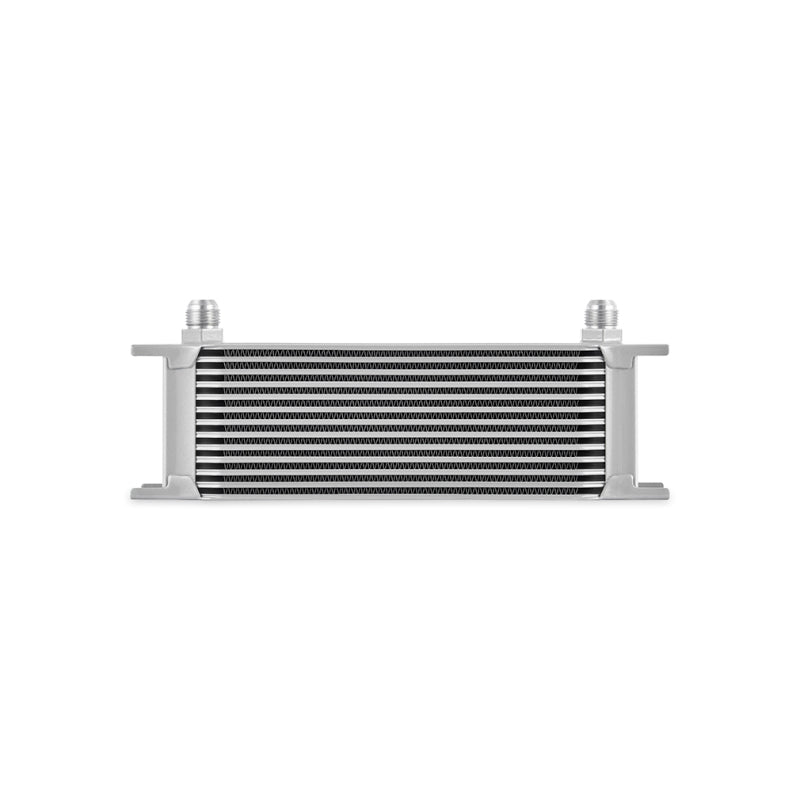 Mishimoto Universal 13-Row Oil Cooler Silver Mishimoto Oil Coolers  AXOPROS