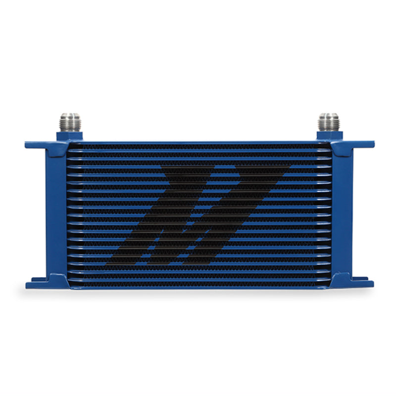 Mishimoto Universal 19 Row Oil Cooler - Blue Mishimoto Oil Coolers AXOPROS