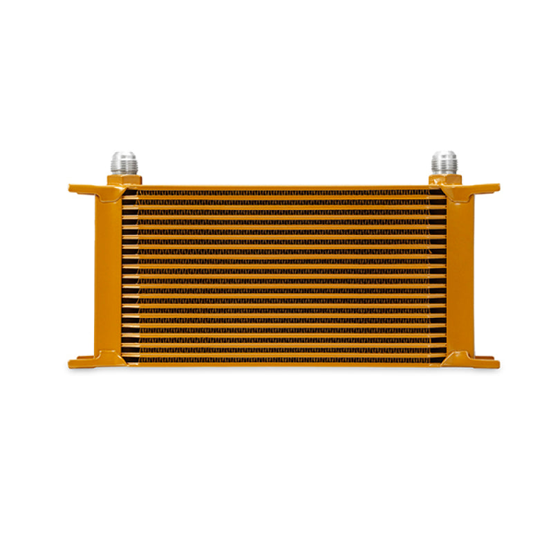 Mishimoto Universal 19 Row Oil Cooler - Gold Mishimoto Oil Coolers AXOPROS