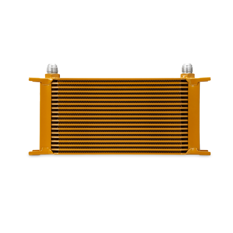 Mishimoto Universal 19 Row Oil Cooler - Gold Mishimoto Oil Coolers AXOPROS