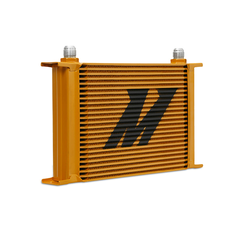 Mishimoto Universal 25-Row Oil Cooler - Gold Mishimoto Oil Coolers  AXOPROS