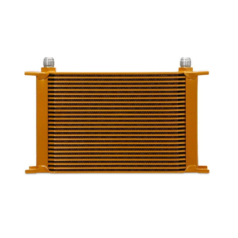 Mishimoto Universal 25-Row Oil Cooler - Gold Mishimoto Oil Coolers  AXOPROS