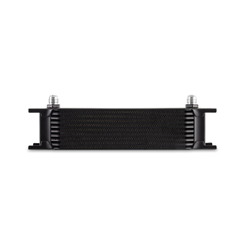 Mishimoto Universal -8AN 10 Row Oil Cooler - Black Mishimoto Oil Coolers  AXOPROS