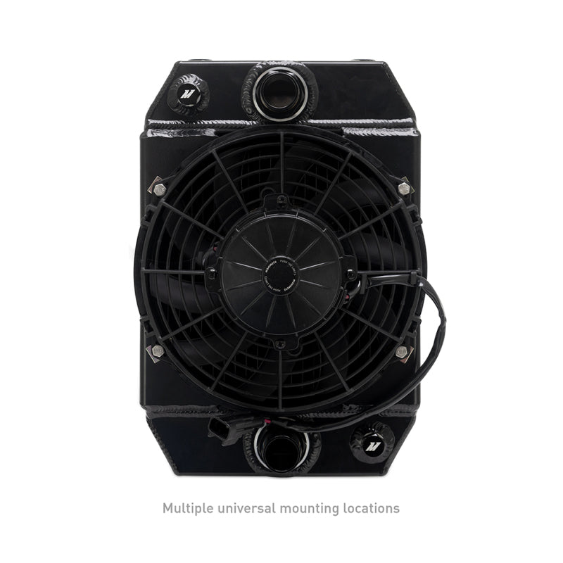 Mishimoto Universal Drag Race Performance Aluminum Radiator - Black Mishimoto Radiators AXOPROS