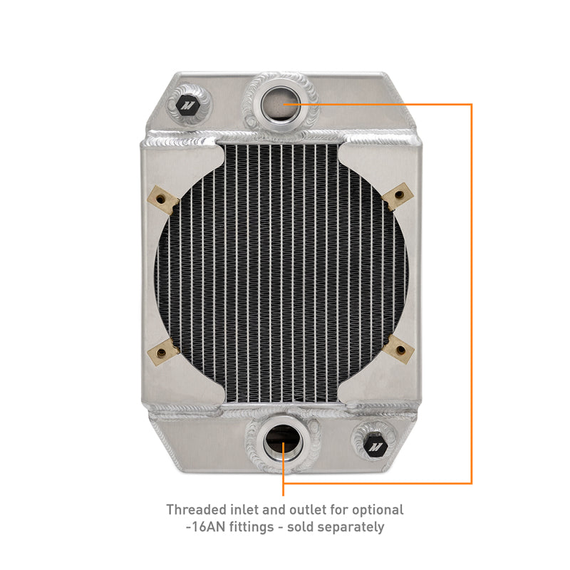 Mishimoto Universal Drag Race Performance Aluminum Radiator - Natural Mishimoto Radiators AXOPROS