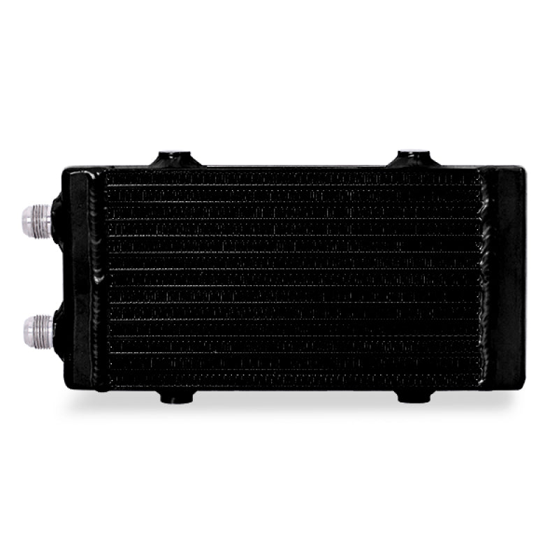 Mishimoto Universal Small Bar and Plate Dual Pass Black Oil Cooler Mishimoto Oil Coolers  AXOPROS