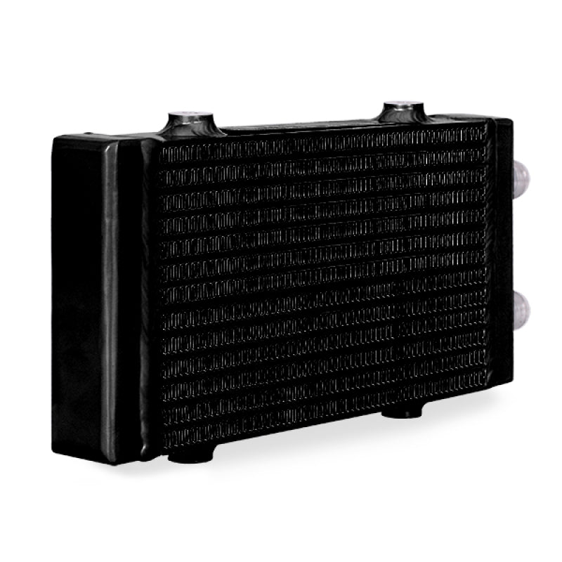Mishimoto Universal Small Bar and Plate Dual Pass Black Oil Cooler Mishimoto Oil Coolers  AXOPROS