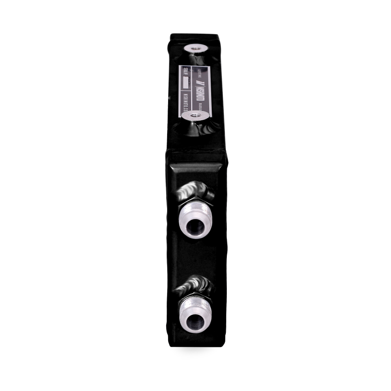 Mishimoto Universal Small Bar and Plate Dual Pass Black Oil Cooler Mishimoto Oil Coolers  AXOPROS