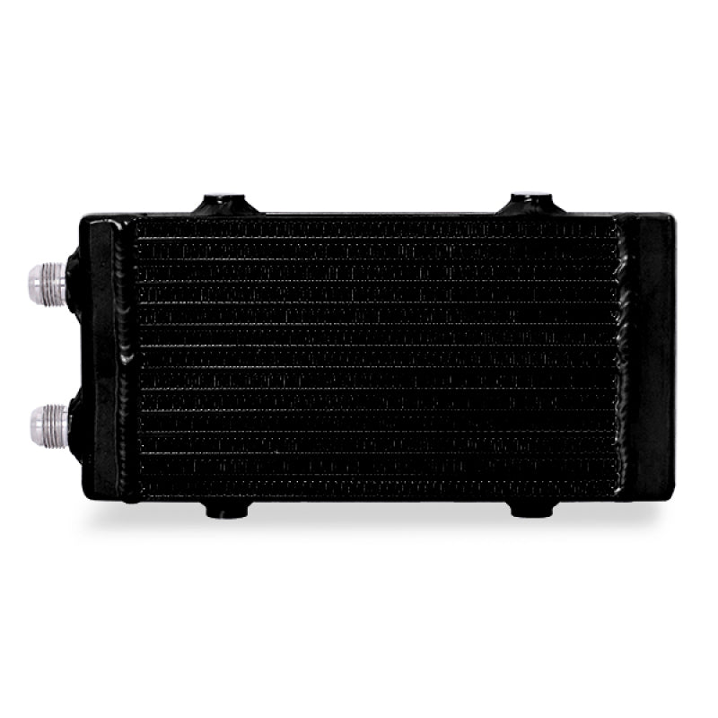Mishimoto Universal Small Bar and Plate Dual Pass Black Oil Cooler Mishimoto Oil Coolers  AXOPROS
