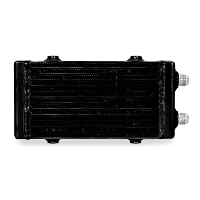 Mishimoto Universal Small Bar and Plate Dual Pass Black Oil Cooler Mishimoto Oil Coolers  AXOPROS