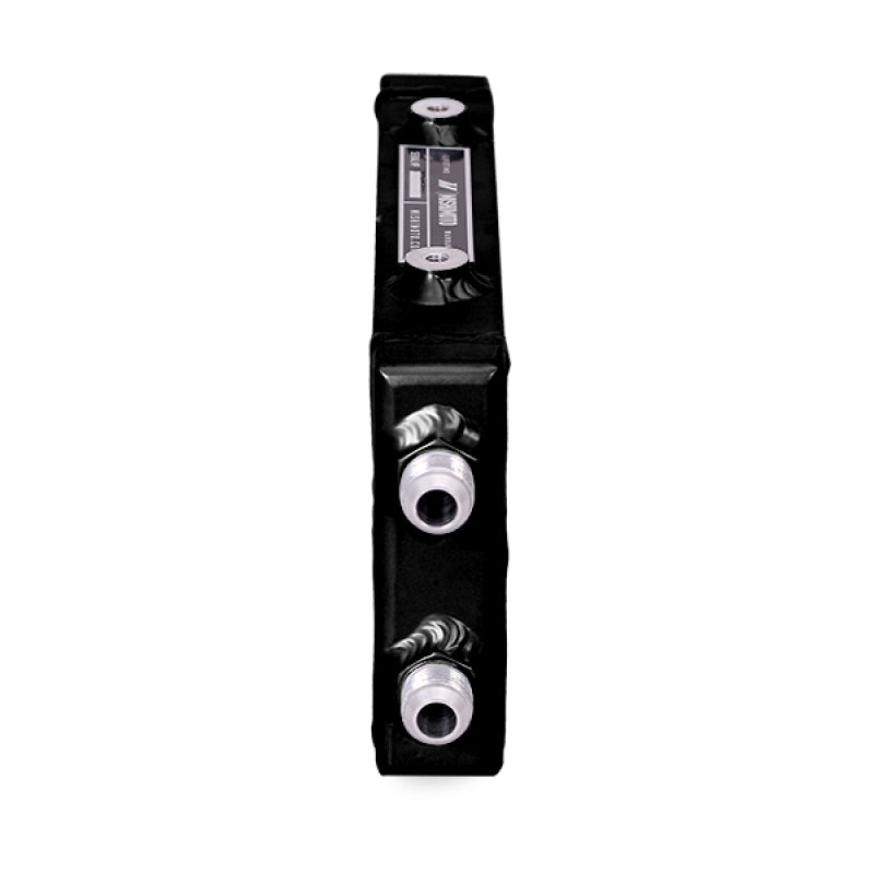 Mishimoto Universal Small Bar and Plate Dual Pass Black Oil Cooler Mishimoto Oil Coolers  AXOPROS