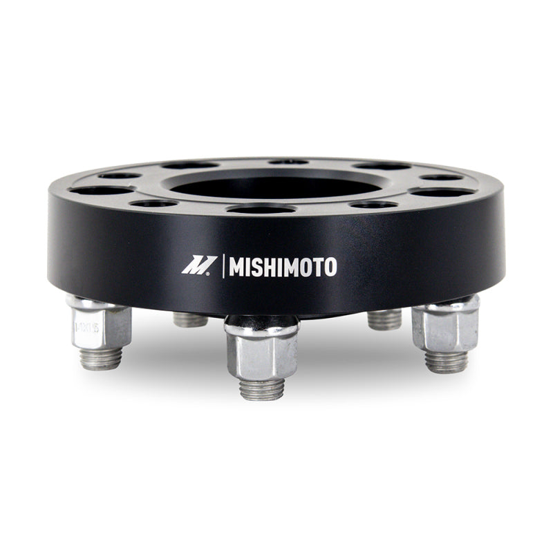 Mishimoto Wheel Spacers - 5X114.3 / 70.5 / 25 / M14 - Black Mishimoto Wheel Spacers & Adapters  AXOPROS