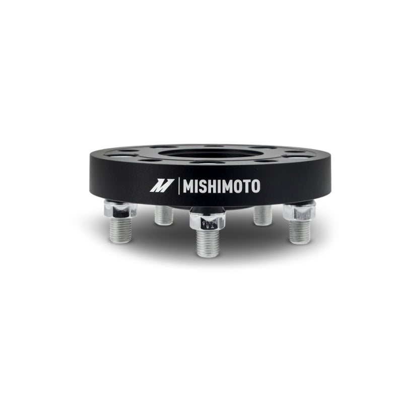 Mishimoto Wheel Spacers - 5x120 - 64.1 CB - M14 x1.5 - 25mm - BK Mishimoto Wheel Spacers & Adapters  AXOPROS