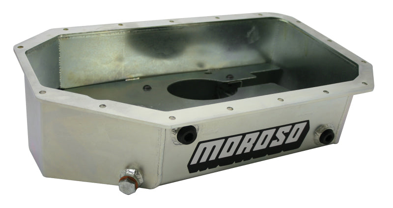 Moroso Acura/Honda K Series Swap Road Race Baffled Extra Capacity 5.5in Steel Oil Pan Moroso Oil Pans AXOPROS