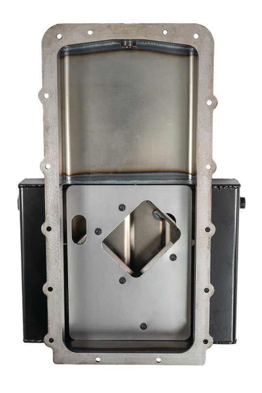 Moroso Ford 5.0 Coyote/Cobra (w/Rear Sump) Road Race Baffled Wet Sump 9.5qt 4.5in Steel Oil Pan Moroso Oil Pans AXOPROS