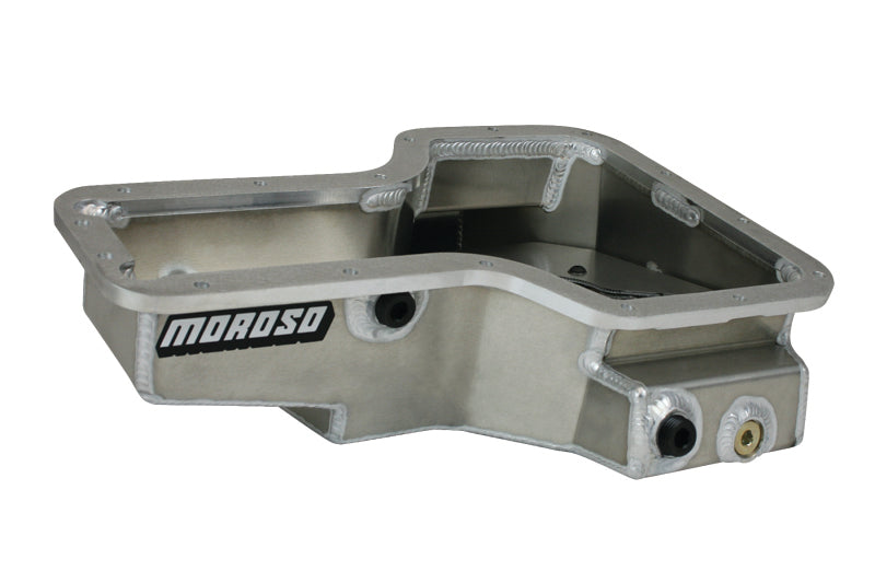 Moroso Lotus/Toyota 1ZZ/2ZZ Road Race Baffled Wet Sump 6qt Stock Depth Aluminum Oil Pan Moroso Oil Pans AXOPROS