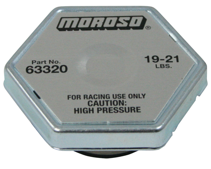 Moroso Racing Radiator Cap - 19-21lbs Moroso Radiator Caps AXOPROS