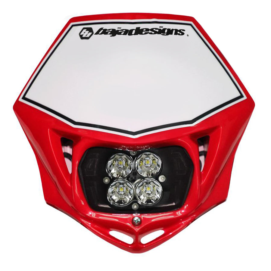 Motorcycle Squadron Sport (A/C) Headlight Kit W/ Shell Baja Designs Headlight Conversion Kit AXOPROS