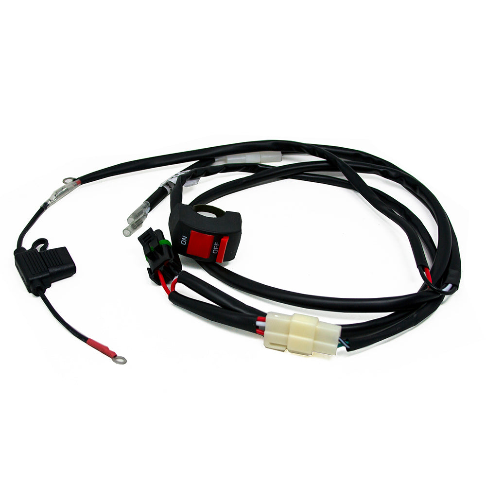 Motorcycle Wiring Harness W/ Switch Baja Designs Auxiliary Light Wiring  AXOPROS