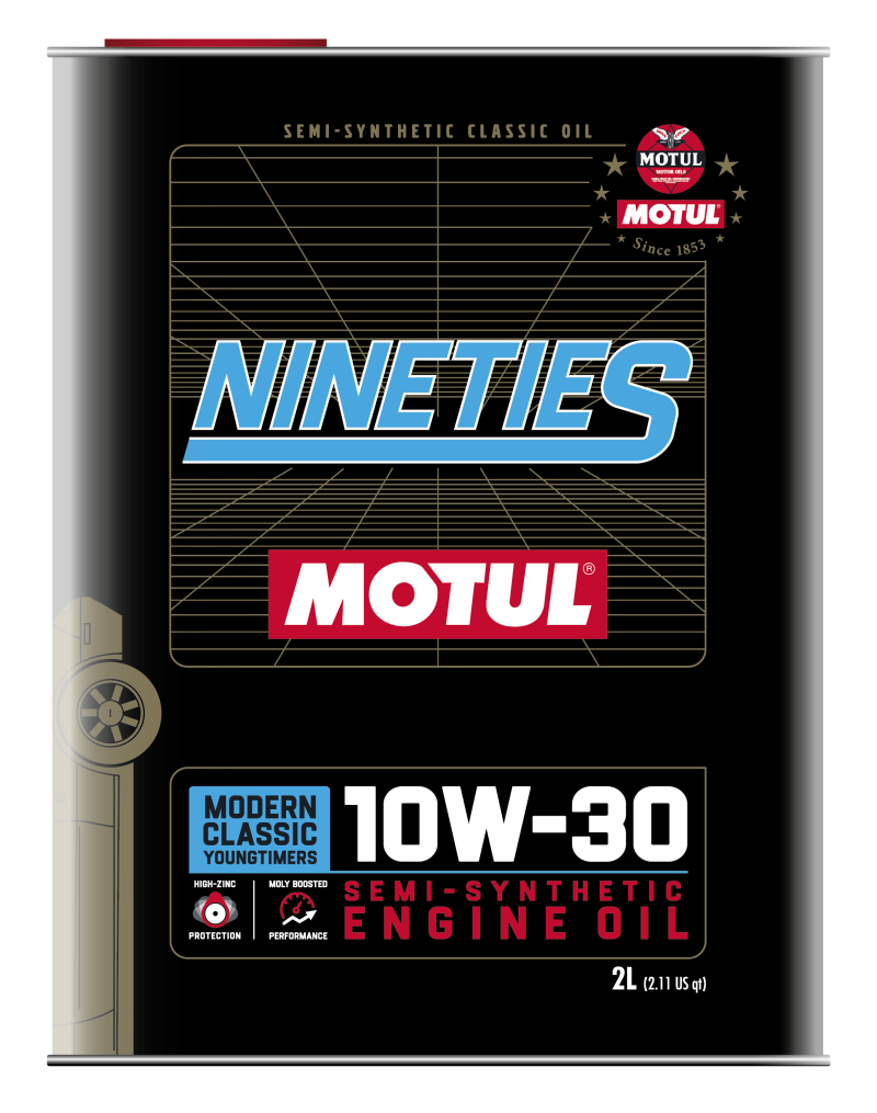 Motul 10W30 Classic Nineties Oil - 10x2L Motul Motor Oils AXOPROS