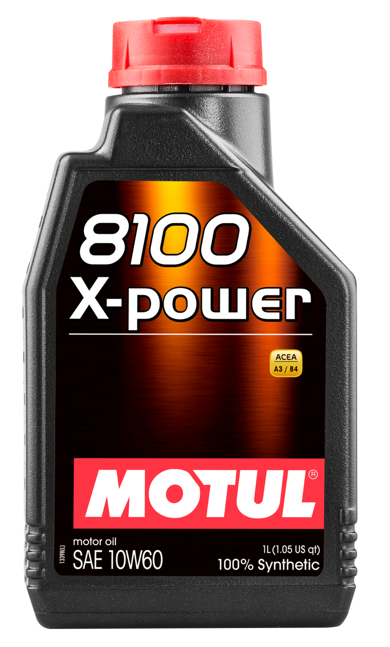 Motul 1L Synthetic Engine Oil 8100 10W60 X-Power - ACEA A3/B4 Motul Motor Oils AXOPROS