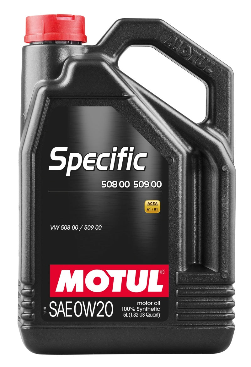 Motul 5L Specific 508 0W20 Oil - Acea A1/B1 / VW 508.00/509.00 / Porsche C20 Motul Motor Oils AXOPROS